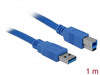 Delock 82580 Cable Usb 3.0 Type-A Male > Usb 3.0 Type-B Male 1 M Blue