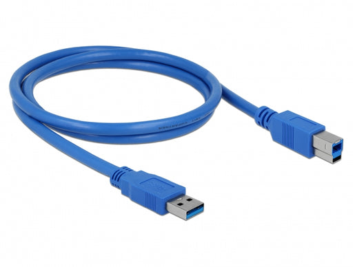 Delock 82580 Cable Usb 3.0 Type-A Male > Usb 3.0 Type-B Male 1 M Blue