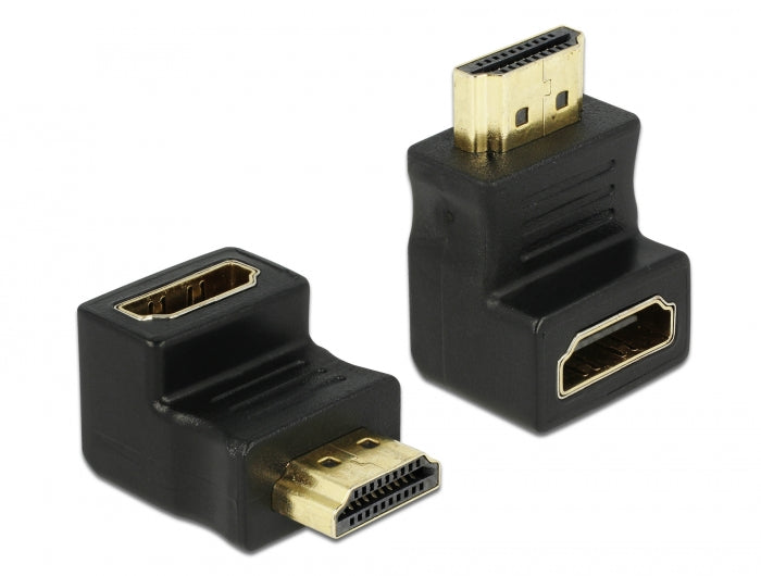 Delock 65071 Adapter Hdmi Male To Hdmi Female 90° Down