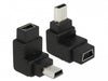 Delock 65096 Adapter Usb-B Mini 5Pin Male To Female 90°Angled