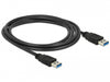 Delock 85062 Cable Usb 3.0 Type-A Male > Usb 3.0 Type-A Male 2.0 M Black