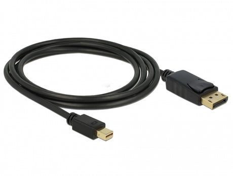 Delock 82438 Cable Mini Displayport 1.2 Male > Displayport Male 4K 60 Hz 2.0 M