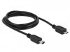 Delock 83177 Cable Usb 2.0 Micro-B Male > Usb Mini Male 1 M