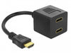 Delock 65056 Adapter Hdmi Male To 2 X Hdmi Female