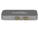 Delock 87739 Mini Docking Station For Macbook With 5K