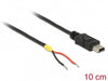 Delock 85251 Cable Usb 2.0 Mini-B Male > 2 X Open Wires Power 10 Cm Raspberry