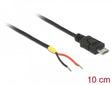 Delock 82697 Cable Usb 2.0 Micro-B Male > 2 X Open Wires Power 10 Cm Raspberry