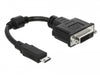 Delock 65564 Adapter Hdmi Mini-C Male > Dvi 24+5 Female 20 Cm