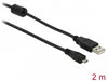 Delock 82335 Cable Usb2.0 -A Male To Usb- Micro B Male 2M