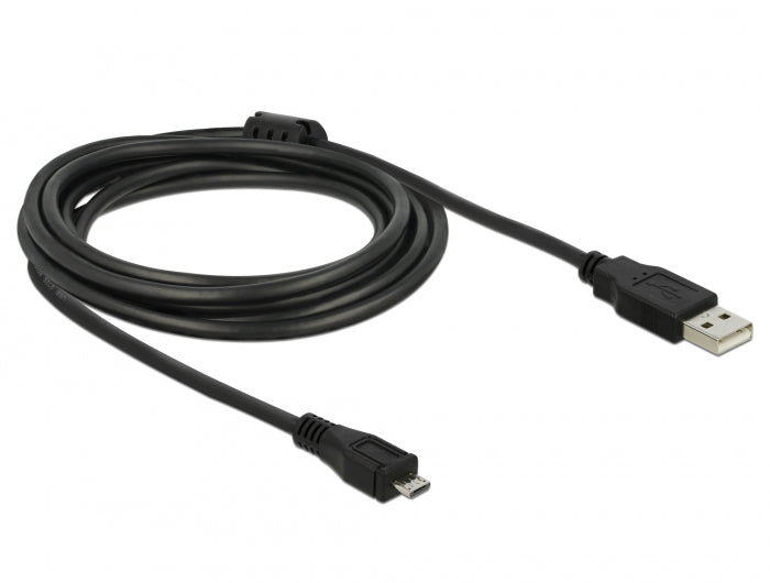 Delock 82336 Usb 2.0 Cable Type-A Male To Usb- Micro B Male 3 M