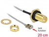 Delock 89928 Antenna Cable Rp-Sma Jack Bulkhead To I-Pex Inc.