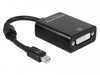 Delock 65098 Adapter Mini Displayport 1.1 Male > Dvi Female Passive Black