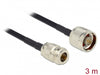 Delock 88682 Antenna Cable N Plug > N Jack Lmr195 Low Loss 3 M