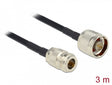 Delock 88682 Antenna Cable N Plug > N Jack Lmr195 Low Loss 3 M