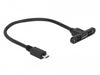 Delock 85245 Cable Usb 2.0 Micro-B Female Panel-Mount > Usb 2.0 Micro-B Male