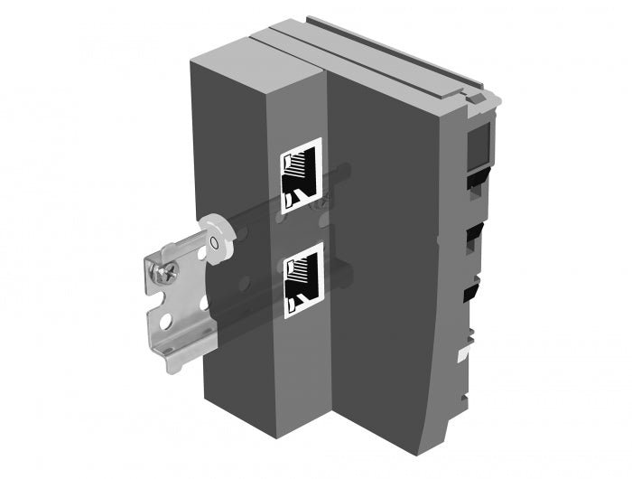 Delock 66083 Din Rail Stainless Steel With End Stop For Wall Mounting