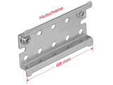 Delock 66083 Din Rail Stainless Steel With End Stop For Wall Mounting