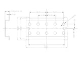 Delock 66083 Din Rail Stainless Steel With End Stop For Wall Mounting