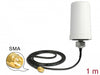 Delock 12545 Lte Antenna Sma Plug 1.7 - 2.0 Dbi Ula100 1 M Omnidirectional