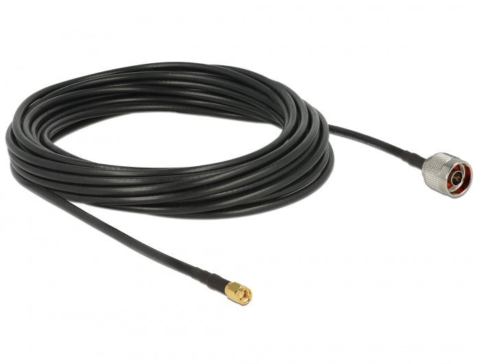 Delock 89466 Antenna Cable N Plug > Sma Plug Rg-58 C/U 10 M