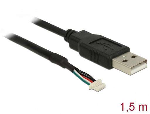 Delock 95985 Connection Cable Usb 2.0 Type-A Male > 5 Pin Camera Plug