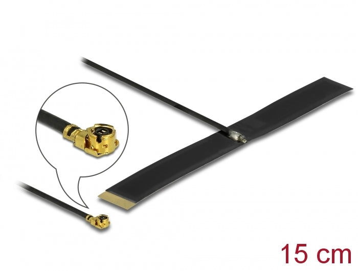 Delock 12614 Lpwan Antenna I-Pex Inc., Mhf® I Plug -0.38 Dbi 1.13 15 Cm