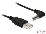 Delock 83578 Cable Usb Power > Dc 5.5 X 2.1 Mm Male 90° 1.5 M