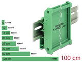 Delock 66087 Board Holder (72 Mm) For Din Rail 100 Cm Long