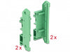 Delock 66064 Din Rail Side Panel For Board Holder 4 Pieces