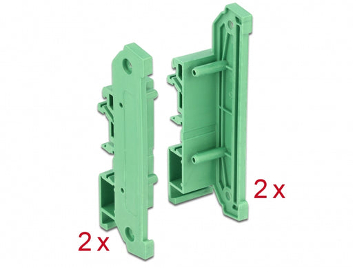 Delock 66064 Din Rail Side Panel For Board Holder 4 Pieces