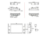 Delock 66064 Din Rail Side Panel For Board Holder 4 Pieces