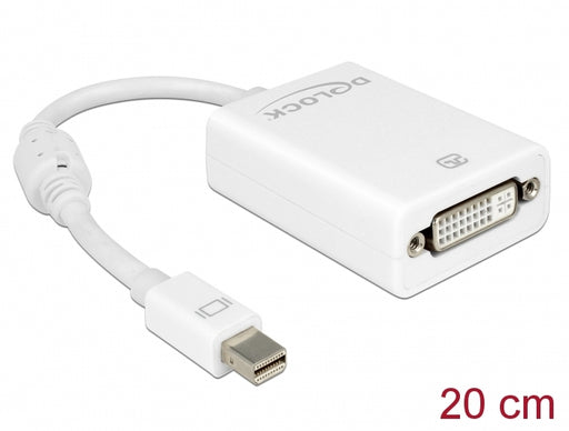 Delock 65129 Adapter Mini Displayport 1.1 Male > Dvi Female Passive White