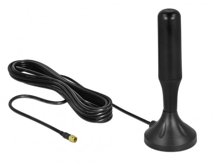 Delock 12587 Lte Antenna Sma Plug 3 - 5 Dbi 12.4 Cm Fixed Omnidirectional