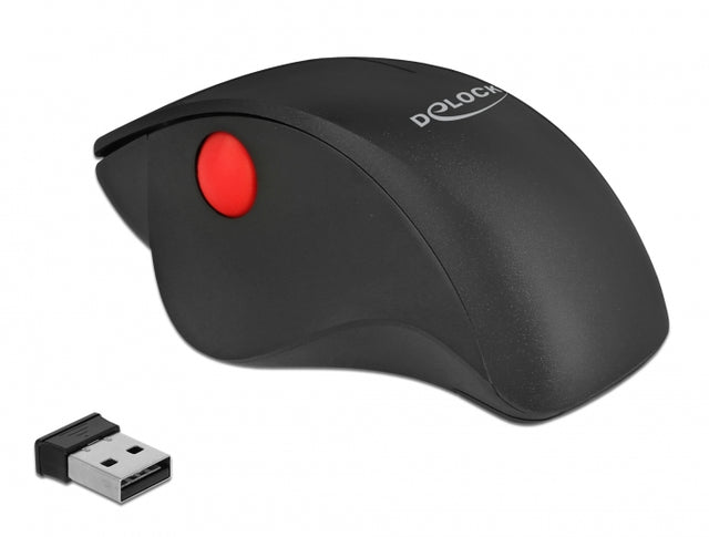 Delock 12598 Ergonomic Usb Mouse - Wireless