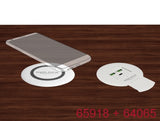 Delock 65918 Wireless Qi Fast Charger 7.5 W + 10 W For Table Mounting