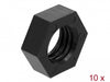 Navilock 12669 Gnss Nut Nylon 15.875 Mm (5/8"-11 Unc) 10 Pieces Black