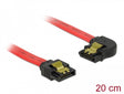 Delock 83962 Sata 6 Gb/S Cable Straight To Left Angled 20 Cm Red