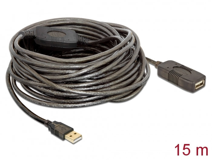 Delock 82689 Cable Usb 2.0 Extension, Active 15 M