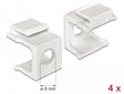 Delock 86400 Keystone Cover White With 8 Mm Hole 4 Pieces