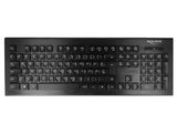 Delock 12671 Usb Keyboard 2.4 Ghz Wireless Black (Water-Drop )