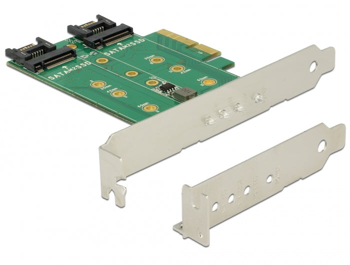 Delock 89518 Pci Express Card > 3 X M.2 Slot - Low Profile Form Factor