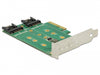 Delock 89518 Pci Express Card > 3 X M.2 Slot - Low Profile Form Factor