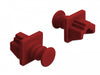 Delock 86510 Dust Cover For Rj45 Jack 10 Pieces Red