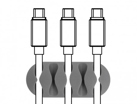 Delock 18298 Cable Holder With 5 Feed-Throughs Set 6 Pieces