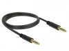 Delock 85791 Stereo Jack Cable 4.4 Mm 5 Pin Male To Male 1 M Black