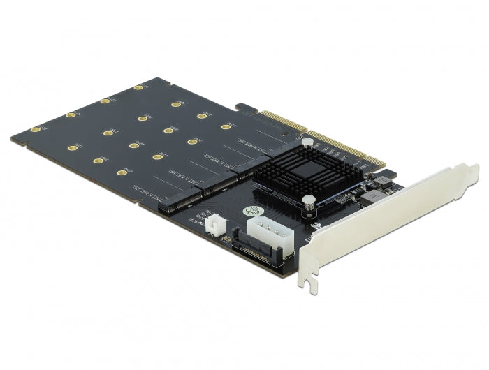 Delock 90409 Pci Express X8 / X16 Card To 4 X Internal Nvme M.2 Key M