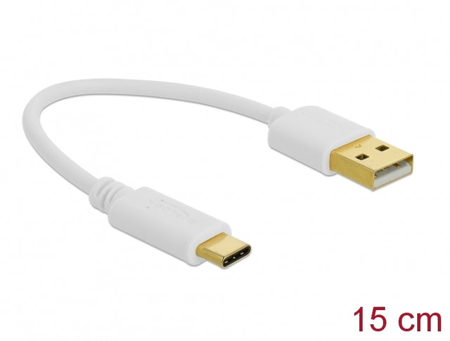 Delock 85355 Usb Charging Cable Type-A To Usb Type-C™ 15 Cm