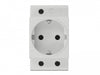 Delock 11472 Power Socket With A Side Grounding Contact For Din Rail 5 Pieces