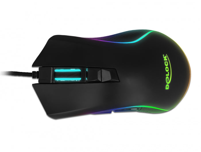 Delock 12670 Optical 7-Button Usb Gaming Mouse - Right Hander