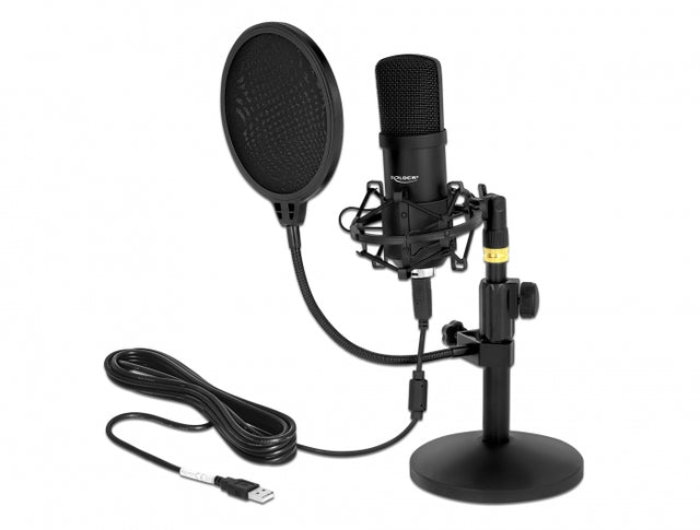 Delock 66300 Professional Usb Condenser Microphone Set